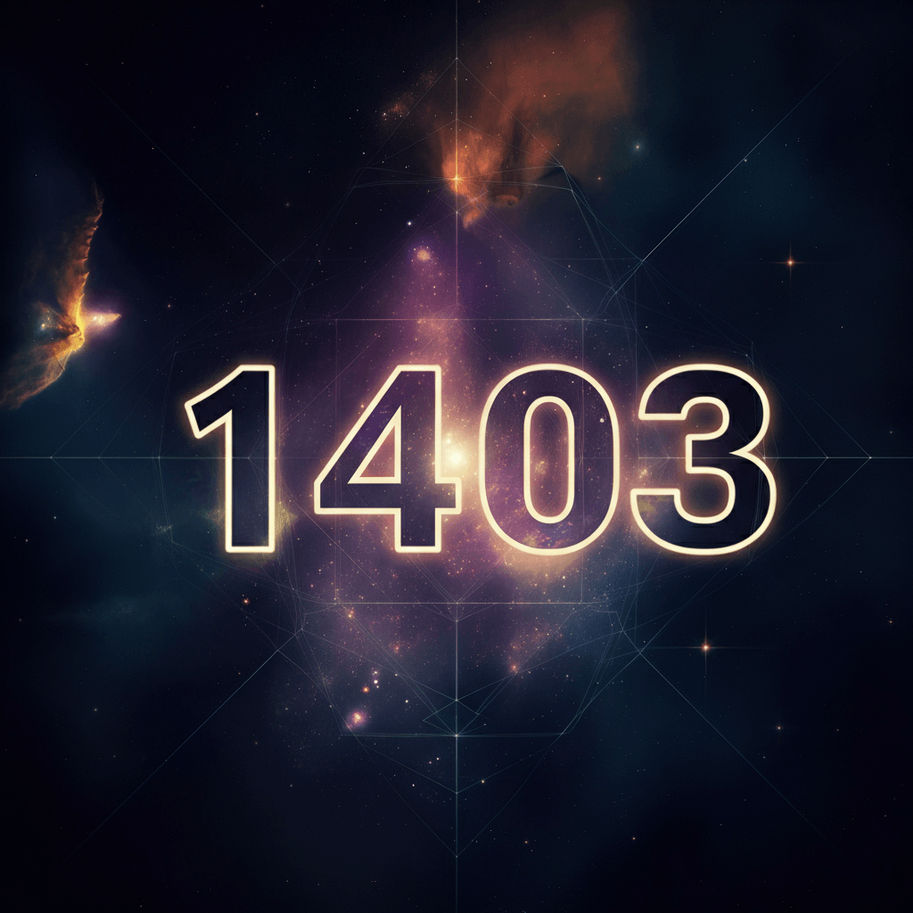 Numerologie 1403 Betekenis (zoals 14:03) ✨