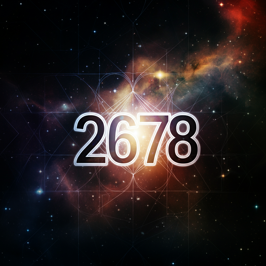 Numerologie 2678 Betekenis ✨