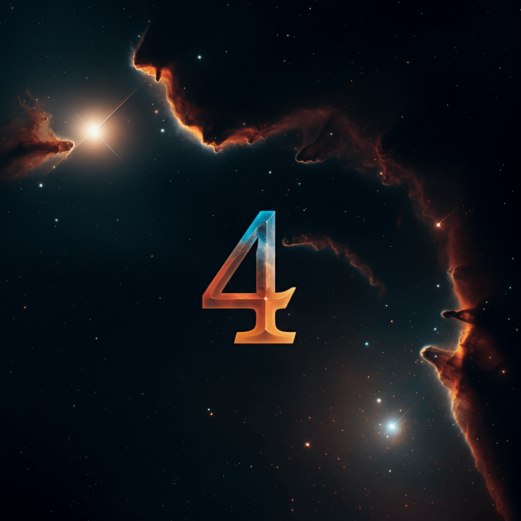 Numerologie 4 — betekenis, spirituele uitleg & tijd/tekens