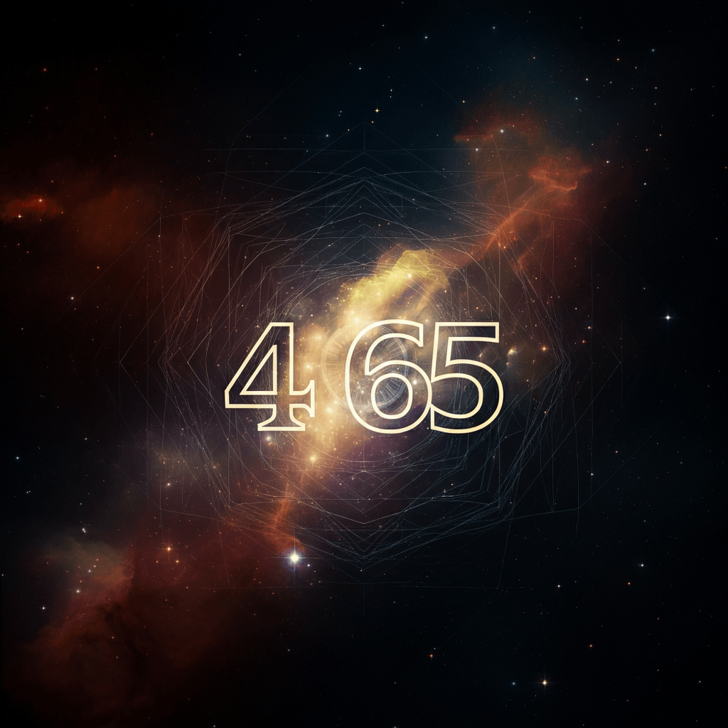 Numerologie 465 Betekenis ✨