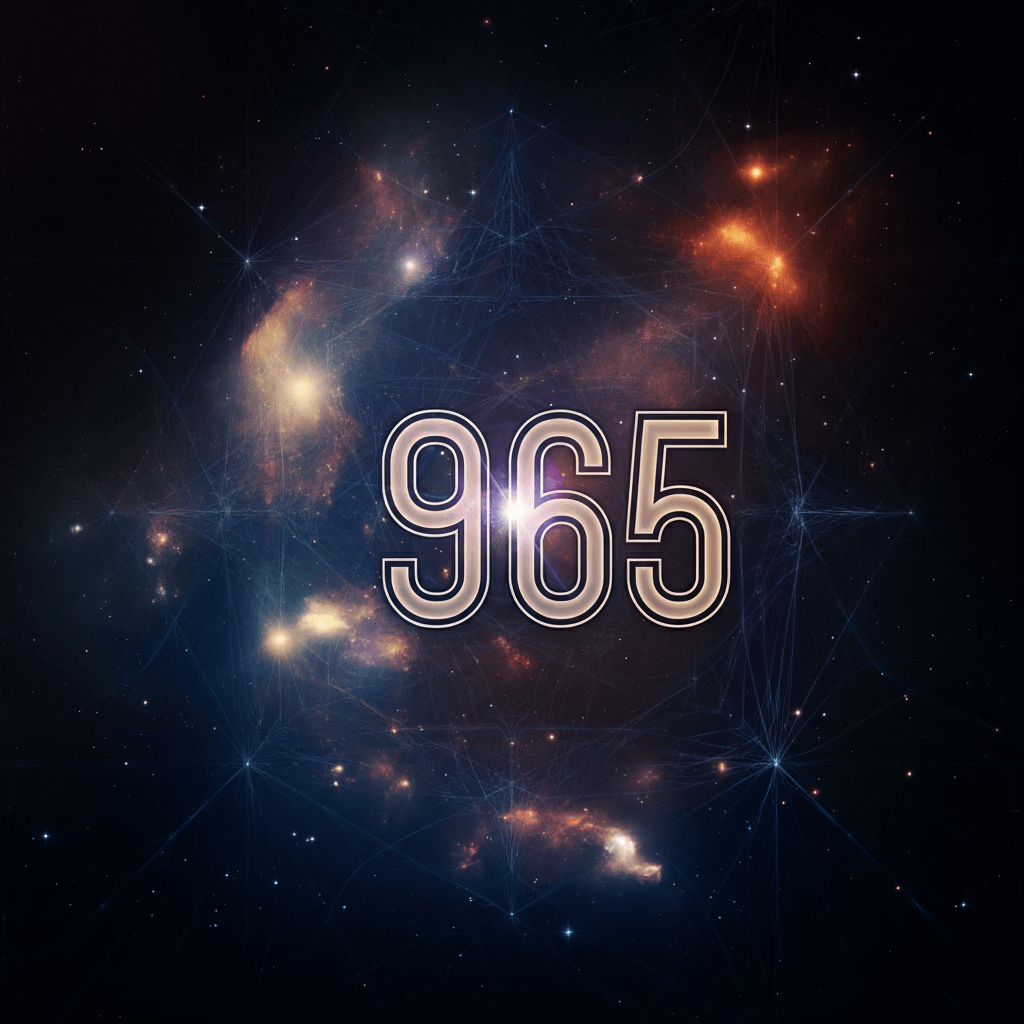 Numerologie 965 Betekenis ✨