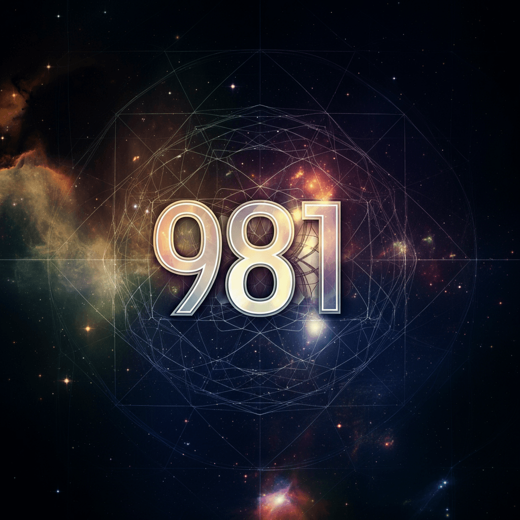 Numerologie 981 Betekenis ✨