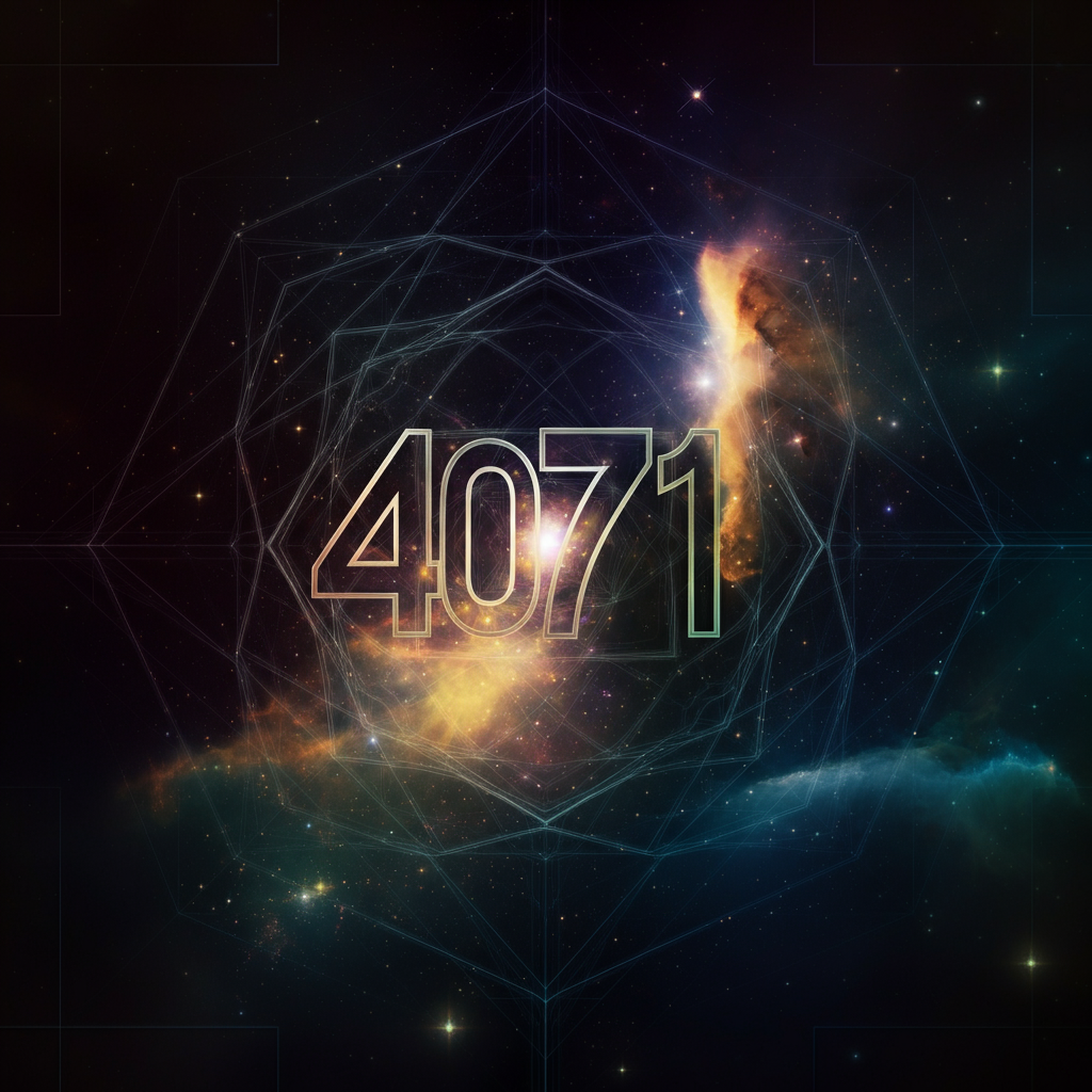 Numerologie 4071 Betekenis ✨