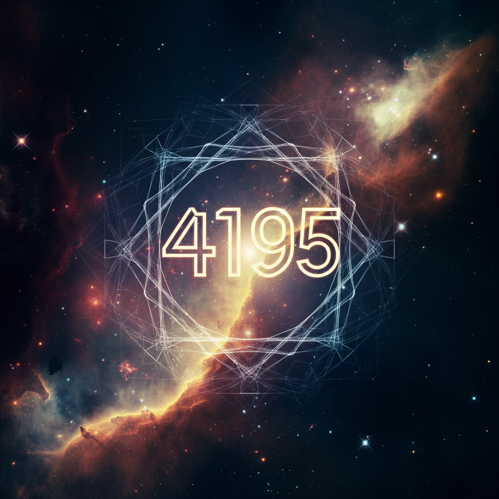 Numerologie 4195 Betekenis ✨