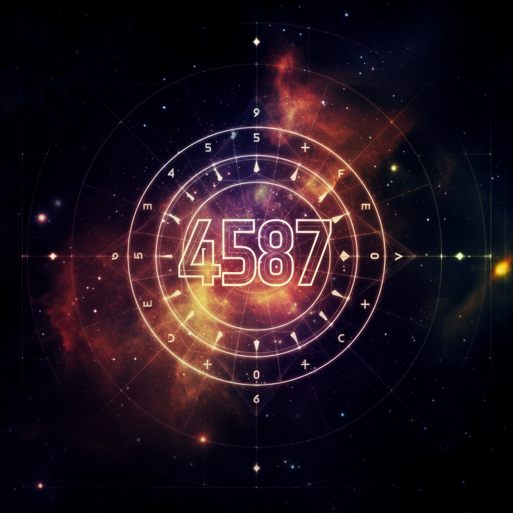 Numerologie 4587 Betekenis ✨
