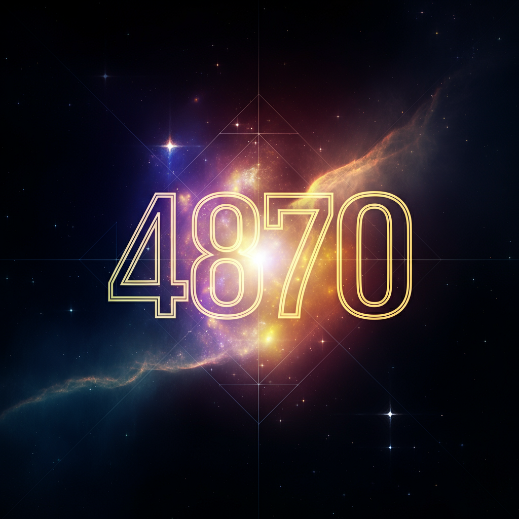 Numerologie 4870 Betekenis ✨